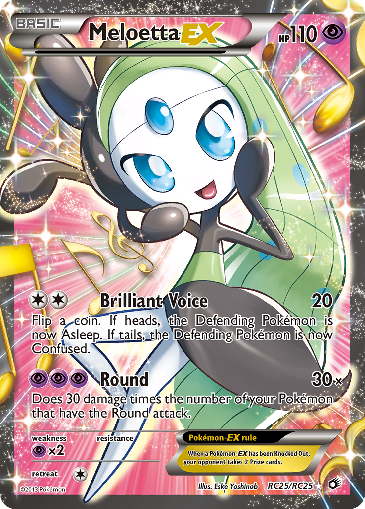 Radiant Collection Meloetta EX #25/25